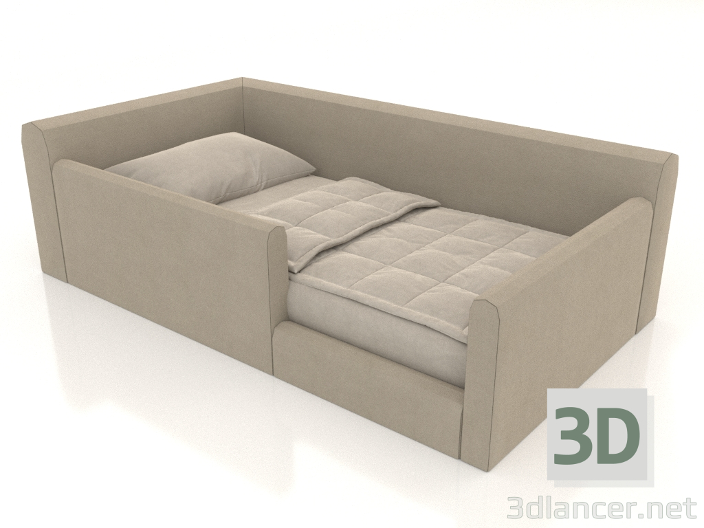 modèle 3D Lit enfant Chiaro 2300x1300x700 mm (option 1) - preview modèle 3D Lit enfant Chiaro 2300x1300x700 mm (option 1) - preview