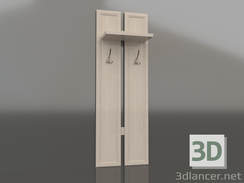 3d model Percha (2 ganchos) - vista previa