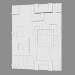 3d model Gypsum wall panel (art. 123) - preview