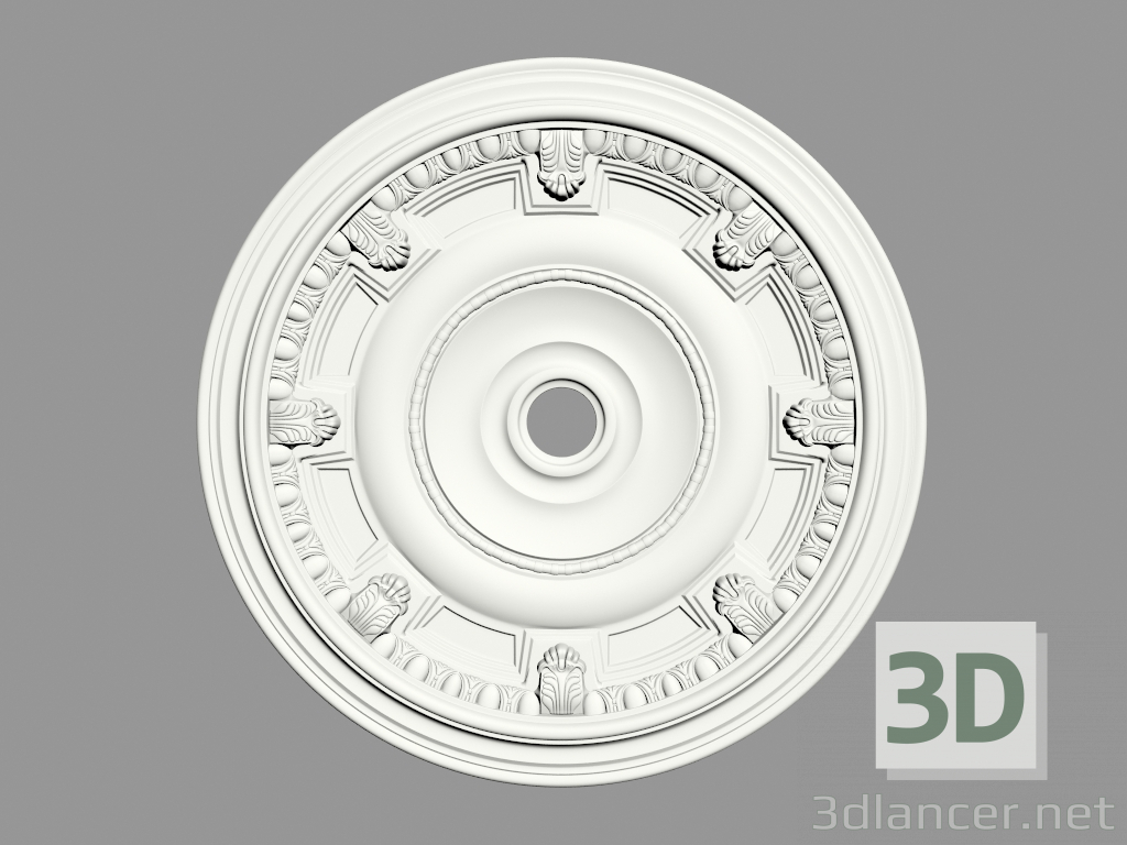 3d model Ceiling outlet (P107) - preview