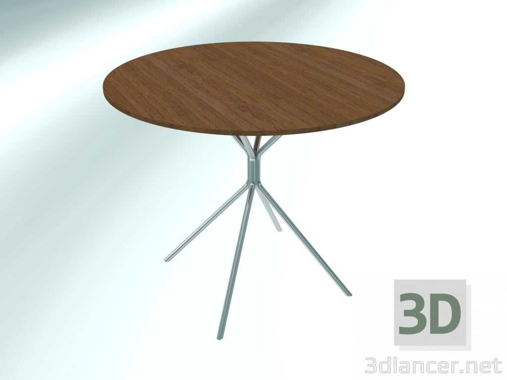 3D modeli Orta boy yuvarlak masa (RH30 Krom HM12, Ø 800 mm, H660 mm) - önizleme