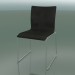 3d model Sliding chair, extra width, with leather upholstery (127) - preview