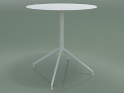 Mesa redonda 5744 (H 72,5 - Ø69 cm, espalhado, branco, V12)