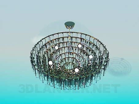 3d model A huge chandelier - preview