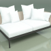 3d model Sofa module left 005 (Metal Smoke, Batyline Sand) - preview