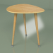 modèle 3D Table d'appoint Drop (ocre jaune, placage clair) - preview