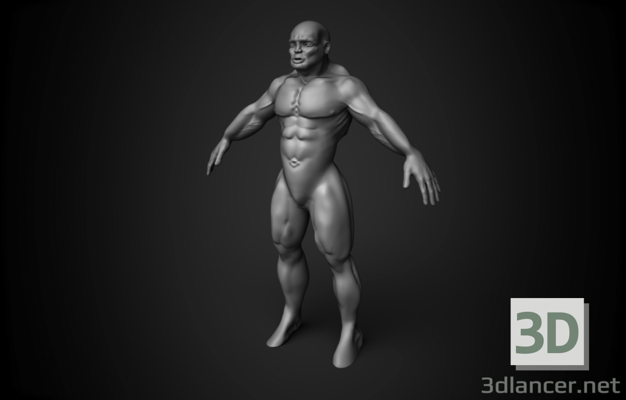 3d model El hombre - vista previa