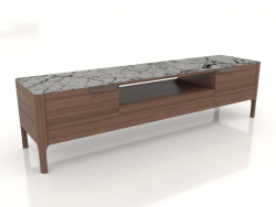 Stand TV Stanford (walnut-marble)