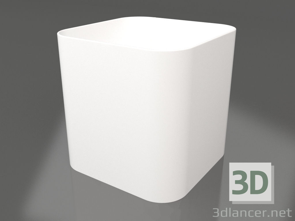 modello 3D Vaso per piante 1 (Bianco) - anteprima