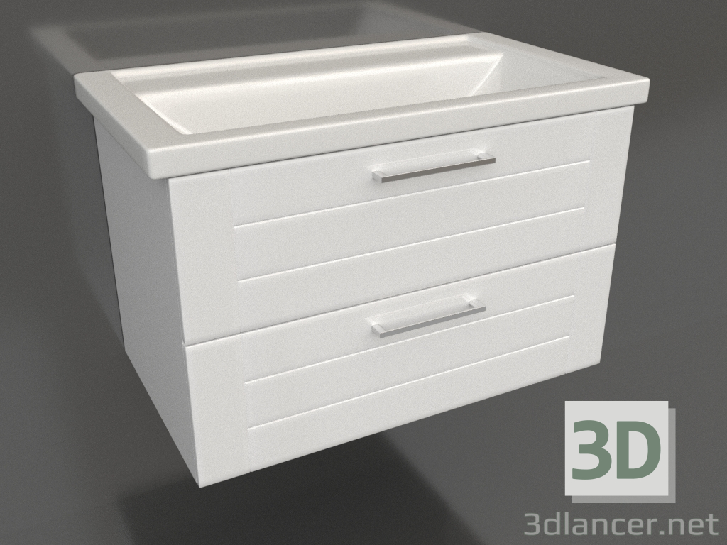 3d model Armario colgante 80 cm (MAN01082) - vista previa