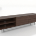 3D Modell TV-Schrank 2 1800 mm (Nussbaum dunkel) - Vorschau