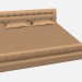 3d model Cama doble eternidad - vista previa