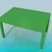 3d model Normal table - preview