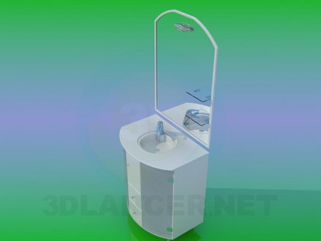 modèle 3D Lavabo - preview