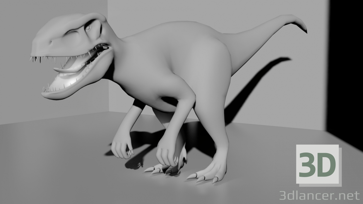 modèle 3D de Raptor acheter - rendu