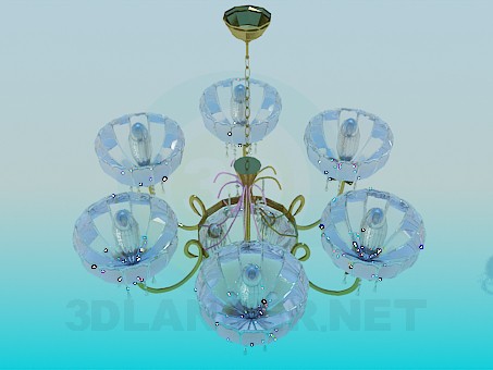 3d model Chandelier - preview