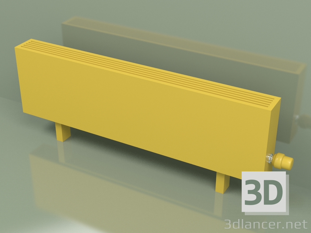 modèle 3D Convecteur - Aura Comfort (280x1000x96, RAL 1012) - preview