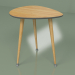 3d model Side table Drop (dark gray, light veneer) - preview