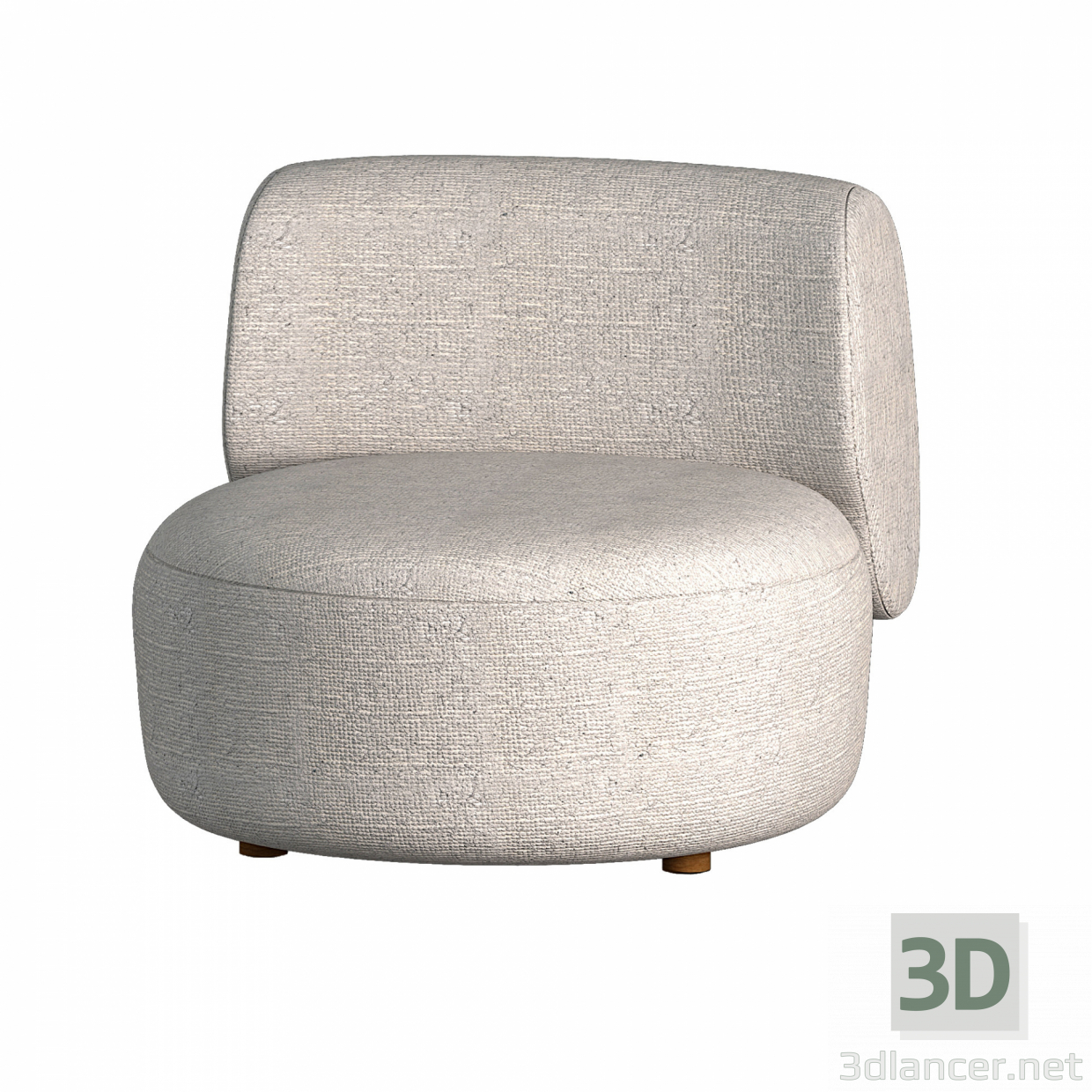 Sillón Christophe Delcourt Lek 3D modelo Compro - render