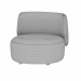 Sillón Christophe Delcourt Lek 3D modelo Compro - render