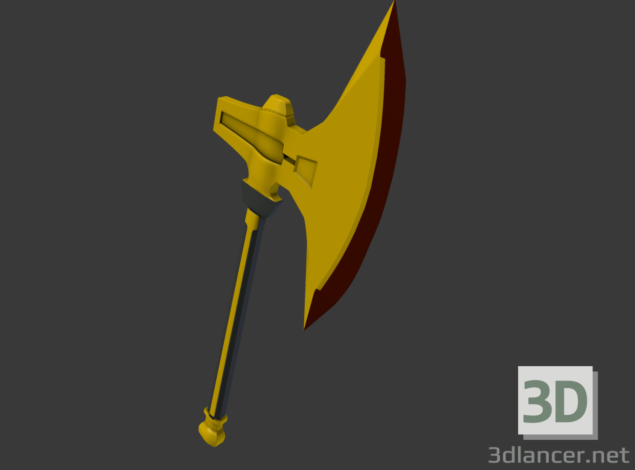 3d Axe model buy - render