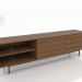 modello 3D Mobile TV 2 1800 mm (noce chiaro) - anteprima