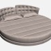 Modelo 3d Cama redonda duplo FELIX - preview