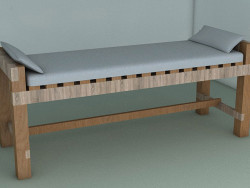 Wooden bench