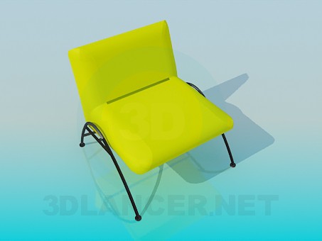 3d model Silla sin brazos - vista previa