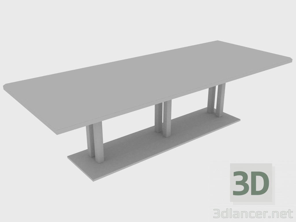 3D Modell Esstisch ARTU TABLE (280x110xH76) - Vorschau