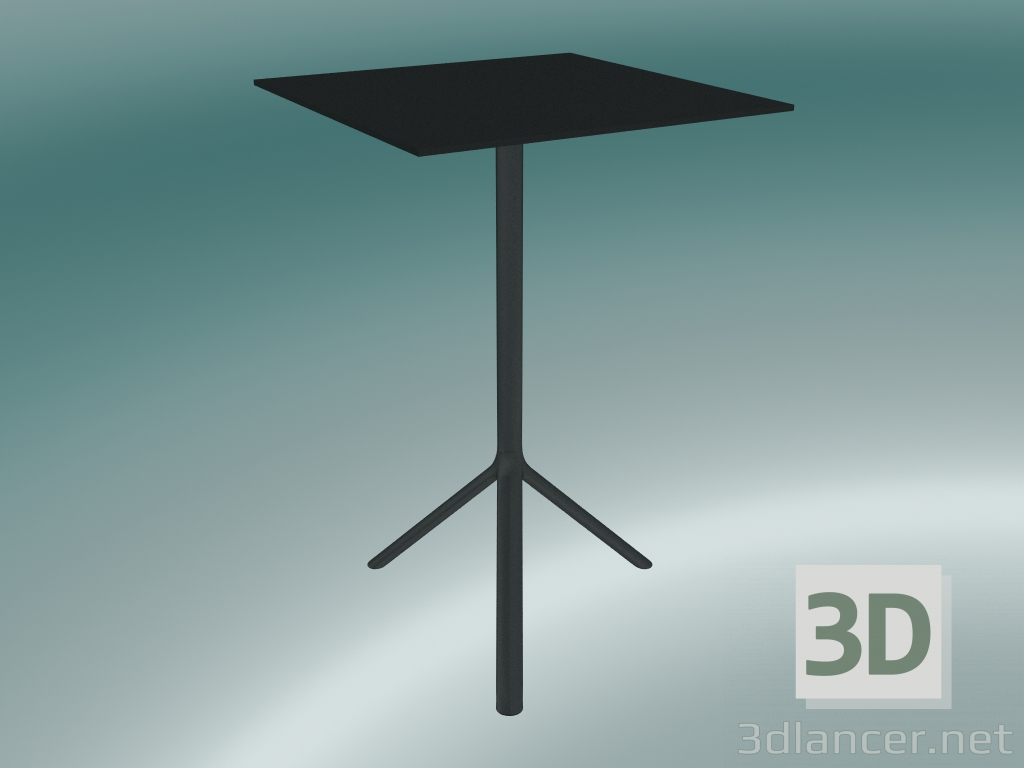 Modelo 3d Mesa MIURA (9580-71 (70x70cm), A 108cm, preto, preto) - preview