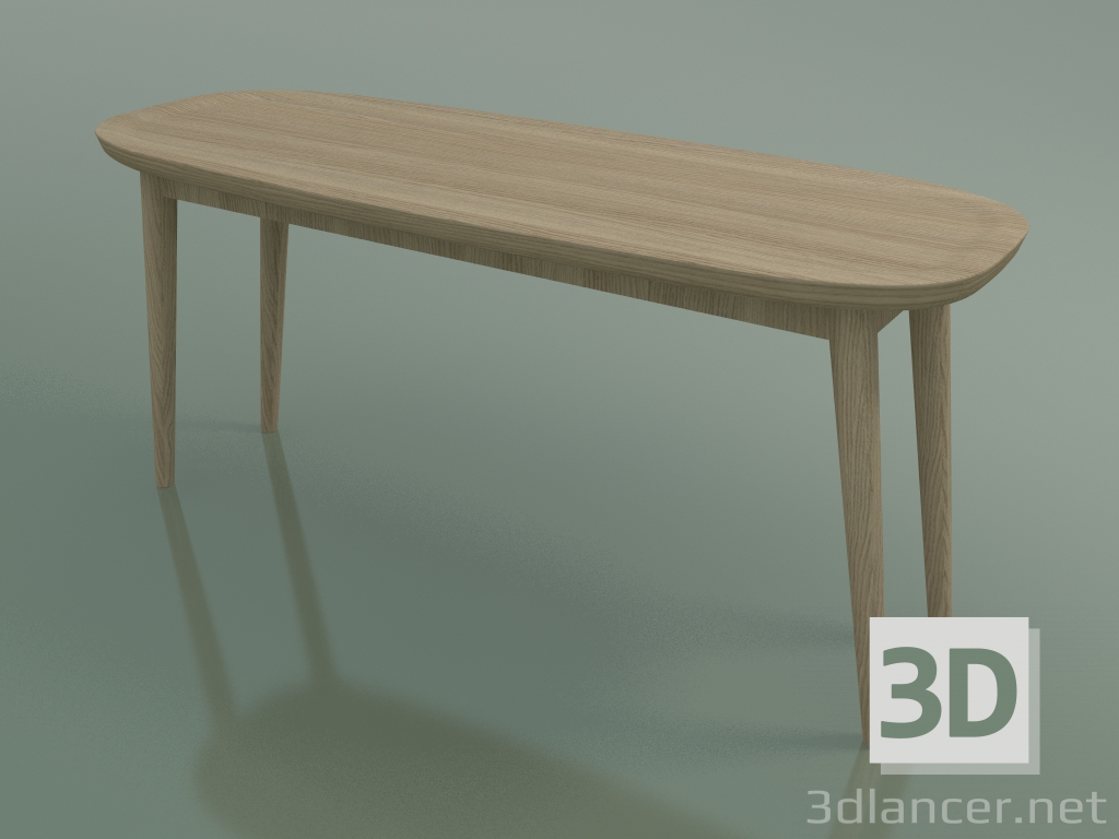 modèle 3D Table basse ovale (247 R, Rovere Sbiancato) - preview