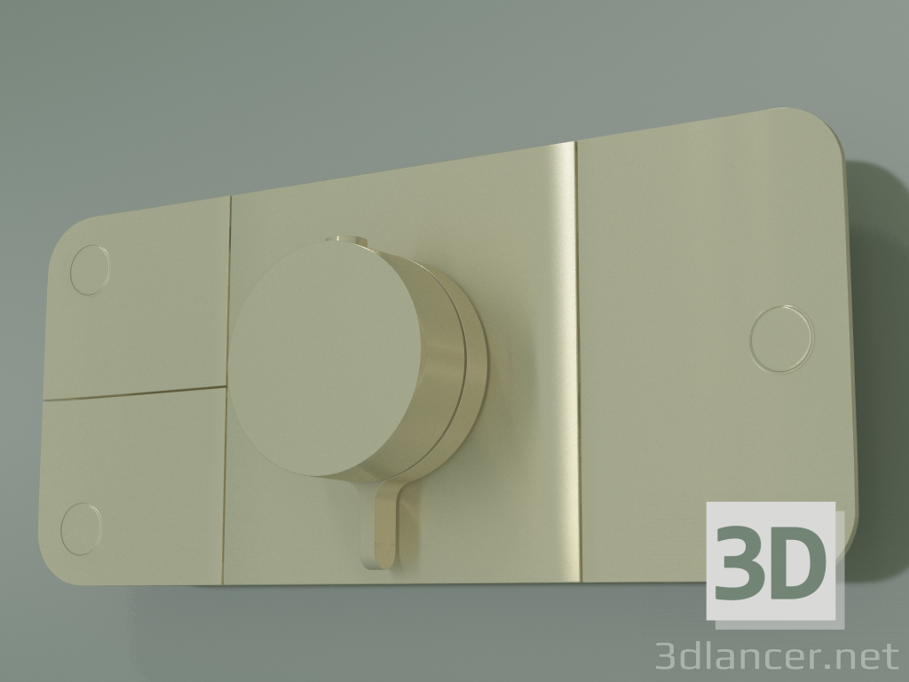 3D modeli Duş bataryası, 3 çıkış (45713990) - önizleme