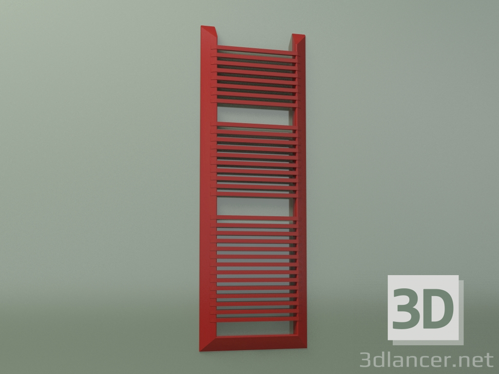 Modelo 3d Barra de toalha EVO (1681x588, Vermelho - RAL 3000) - preview