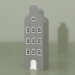 3d model Wardrobe-lodge ASH-2 (Gray) - preview