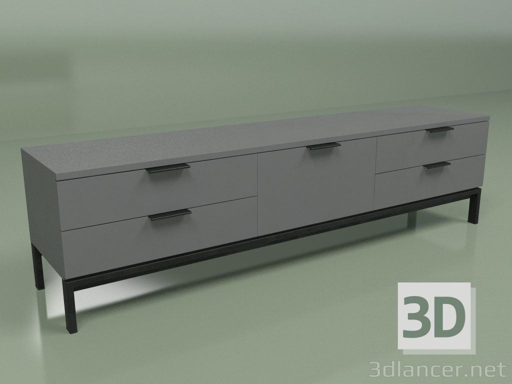 3d model Gabinete Harma alto 45 ancho 170 - vista previa