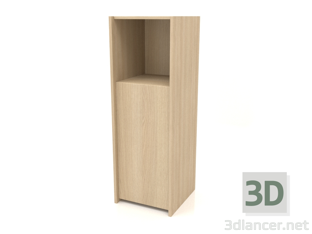 3d модель Модульний стелаж ST 07 (392х409х1144, wood white) – превью