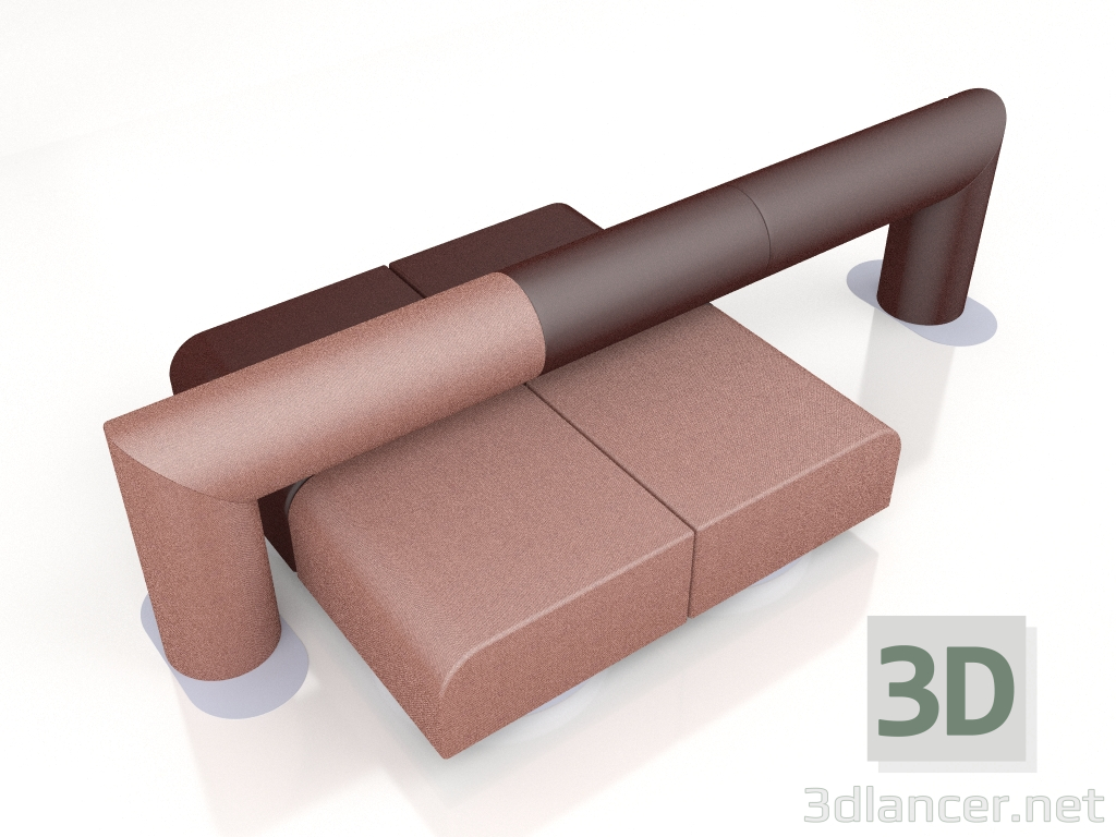 3d model Sofá Rollo RL12 - vista previa