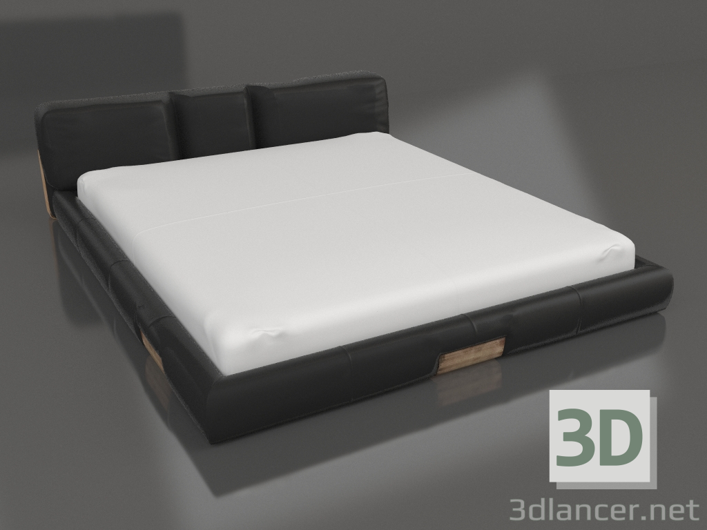 modello 3D Letto matrimoniale DC - anteprima