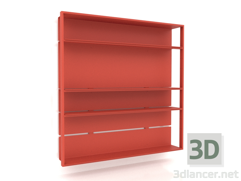 modello 3D Sistema di scaffali (composizione 01) - anteprima