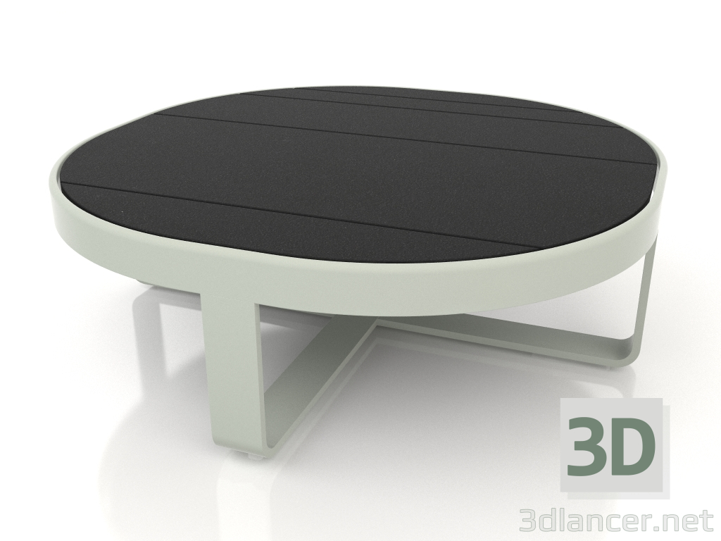 3d модель Кавовий столик круглий Ø90 (DEKTON Domoos, Cement grey) – превью