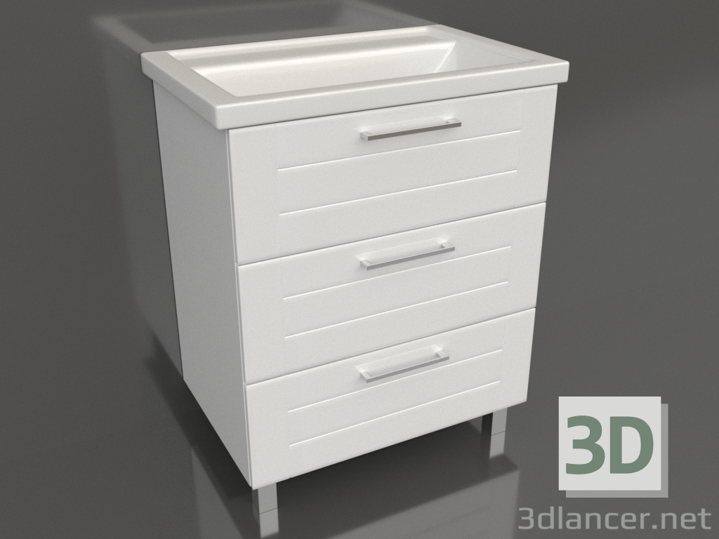 3d model Mueble de suelo 70 cm (MAN01073) - vista previa