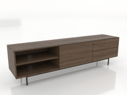 Mobile TV 2 1800 mm (frassino alleggerito noce)