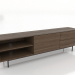 3D modeli TV dolabı 2 1800 mm (açık dişbudak ceviz) - önizleme