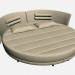 3d model Cama redonda de doble vuelo - vista previa