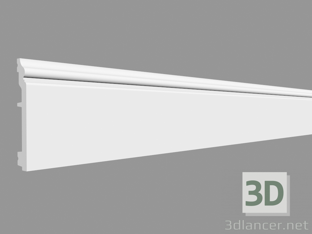 3D Modell Sockel SX173 - KONTUR (200 x 10 x 1,6 cm) - Vorschau