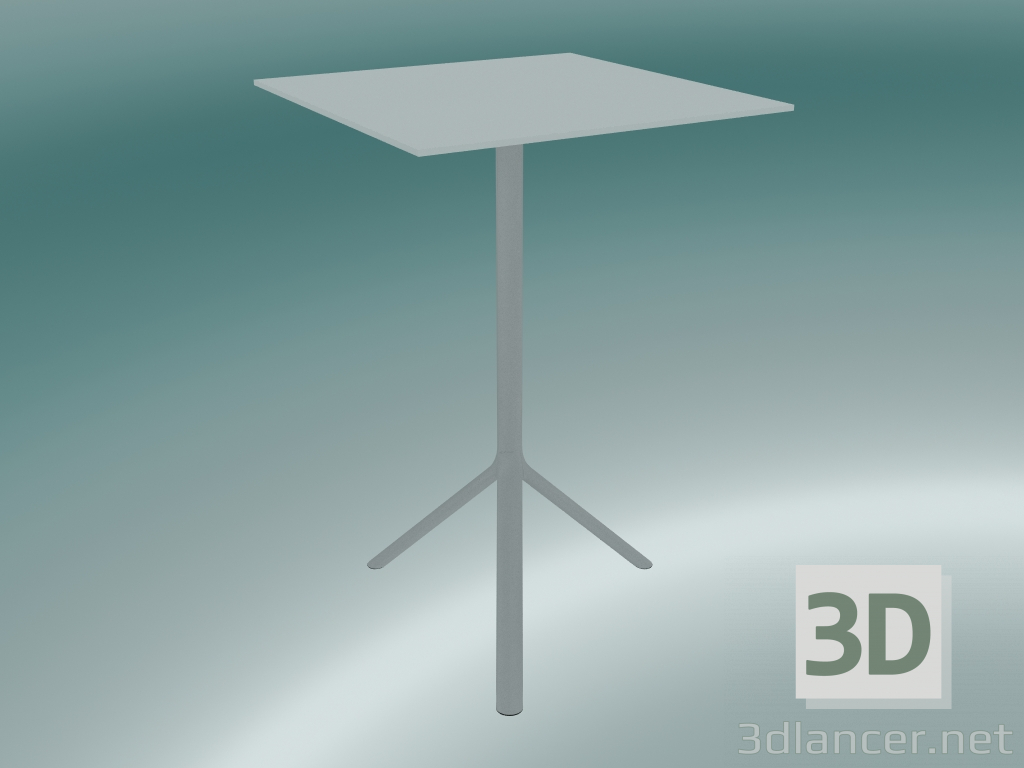 3d model Mesa MIURA (9580-71 (70x70cm), H 108cm, blanco, blanco) - vista previa