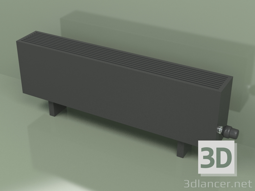 3D Modell Konvektor - Aura Comfort (280 x 1000 x 146, RAL 9005) - Vorschau