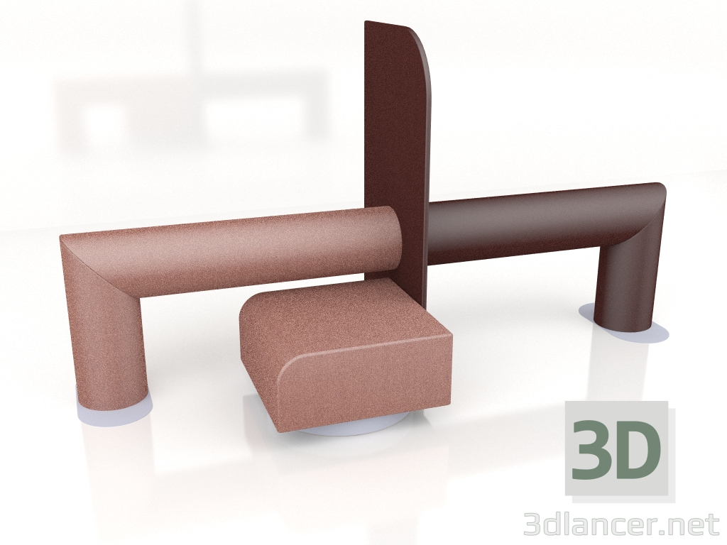 modello 3D Divano Roll RL13 - anteprima