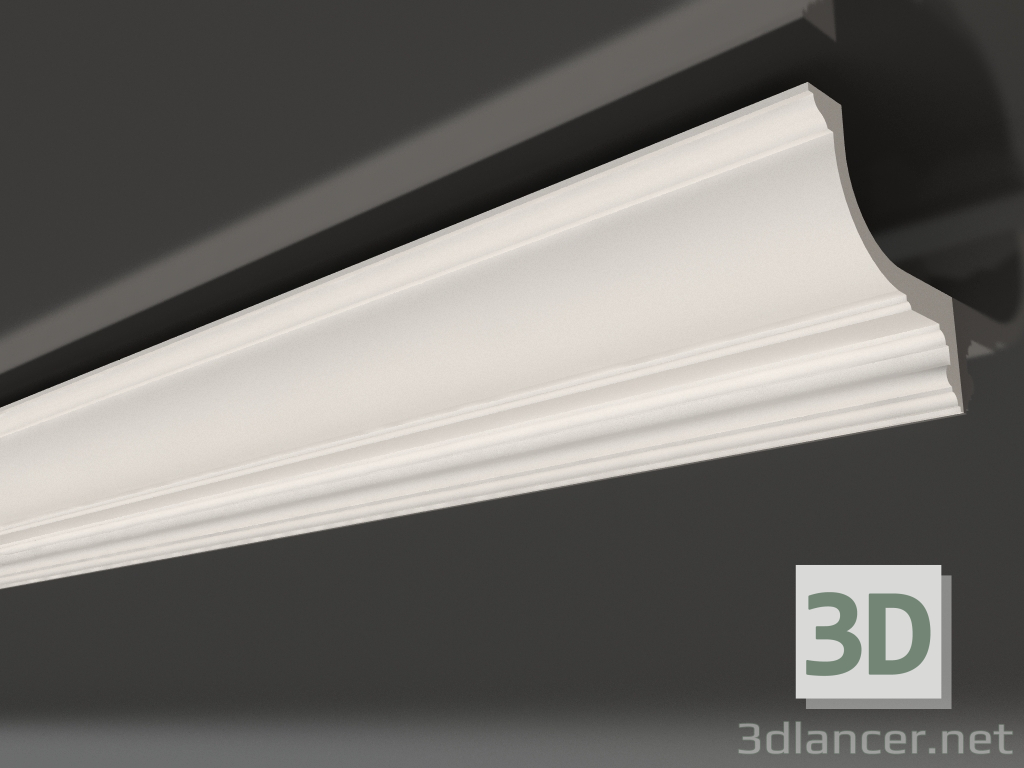 modèle 3D Corniche de plafond en plâtre avec éclairage KGC 008 (160x160) - preview